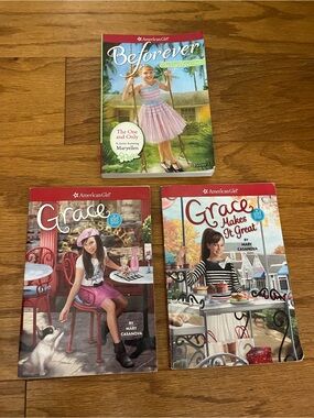 American Girl Children’s Chapter books Girl of the Year And Beforever 3 Books as